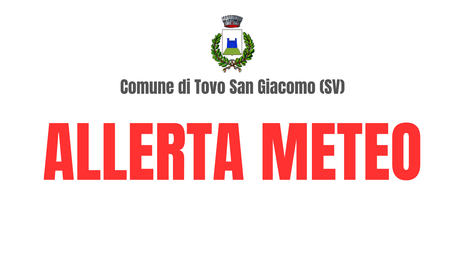 ALLERTA METEO TITOLO