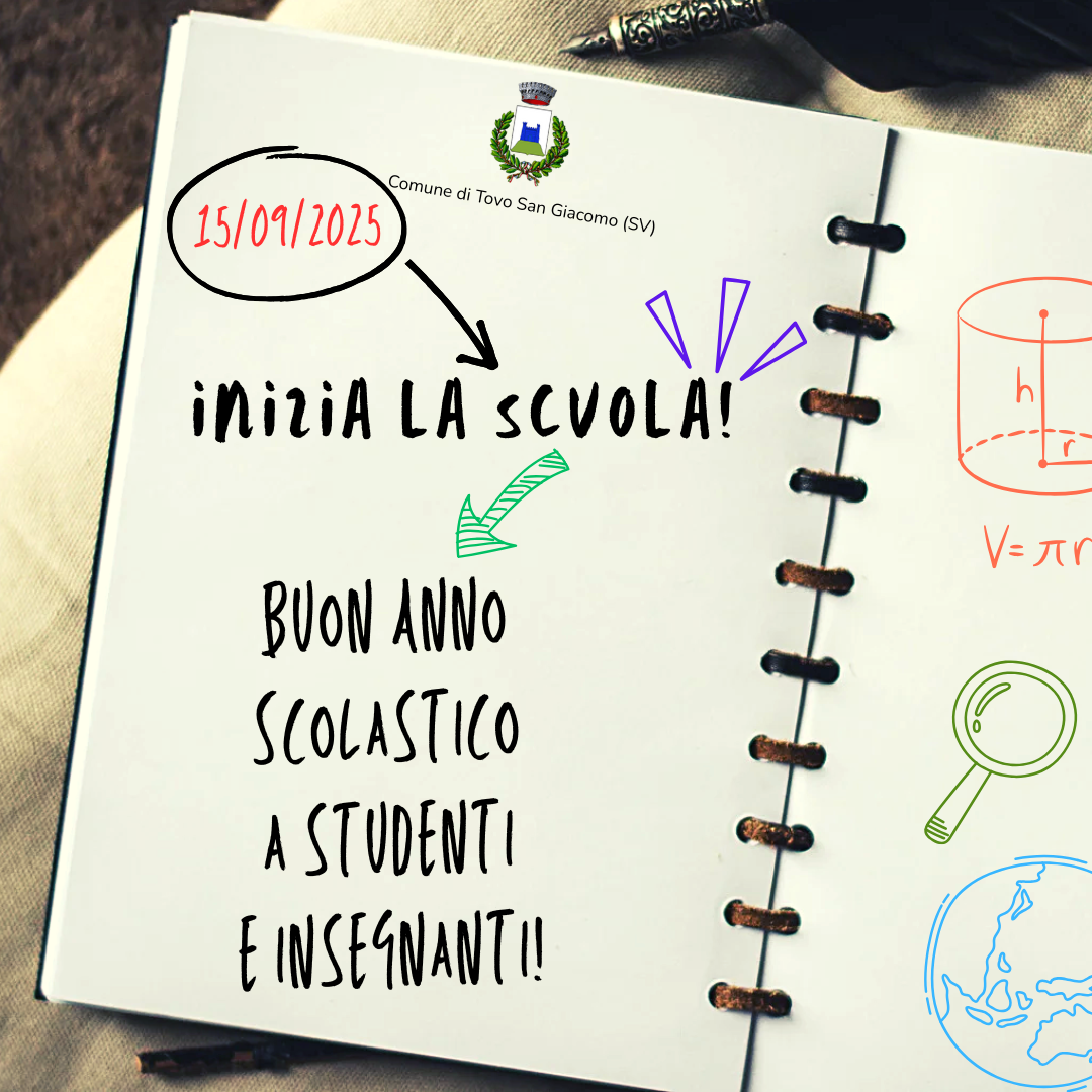 nuovo anno scolastico tovo
